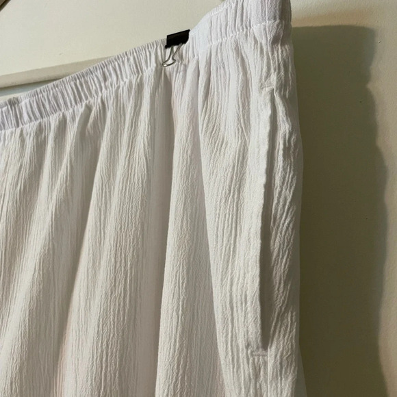 Drapers and Damon White Like Linen Pull On Pants Size 2X - Picture 3 of 5